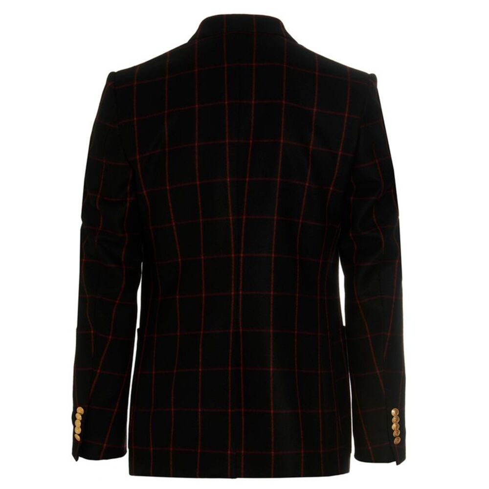 Gucci Men's Double-Breasted Check Blazer - Picture 2 of 5